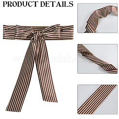Polyester Striped Belts&nbsp;AJEW-WH20072-59B