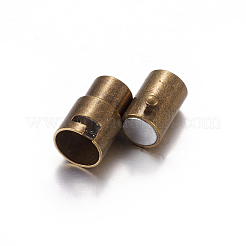 Brass Locking Tube Magnetic Clasps&nbsp;LS-KK-MC077-AB