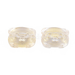 Two Tone Transparent Spray Painted Glass Beads&nbsp;GLAA-T022-02-A02