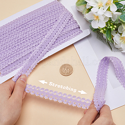 20M Polyester Stretch Frilly Edge Lace Ribbon&nbsp;OCOR-GF0003-37D