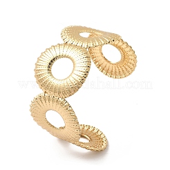 304 Stainless Steel Cuff Bangles&nbsp;BJEW-P368-10G