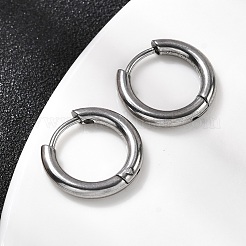 316F Stainless Steel Hoop Earrings&nbsp;EJEW-D341-01G-P