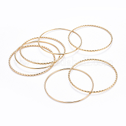 Fashion 201 Stainless Steel Bangle Sets&nbsp;BJEW-L664-001B-1