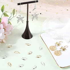 28Pcs 2 Colors Rack Plating Eco-friendly Brass Earring Hooks&nbsp;KK-BBC0010-17