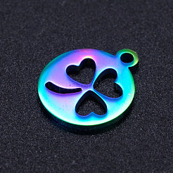 Ion Plating(IP) 201 Stainless Steel Charms&nbsp;STAS-Q201-JN200