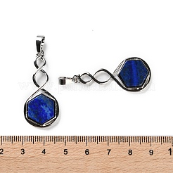 Dyed Natural Lapis Lazuli Pendants&nbsp;G-F777-05P-10