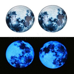 Fluorescent Glass Cabochons&nbsp;GGLA-T004-12B