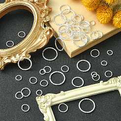 Iron Textured Jump Rings&nbsp;IFIN-CJ0001-24