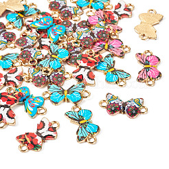 Alloy Enamel Connector Charms&nbsp;FIND-TAC0029-09