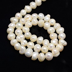 Natural Cultured Freshwater Pearl Beads Strands&nbsp;PEAR-L001-A-14