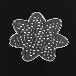 Flower ABC Plastic Pegboards used for 5x5mm DIY Fuse Beads&nbsp;DIY-Q009-15