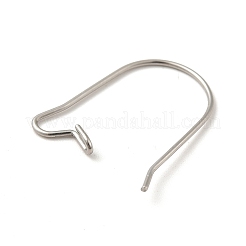 Tarnish Resistant 316 Surgical Stainless Steel Hoop Earrings Findings Kidney Ear Wires&nbsp;STAS-E009-6