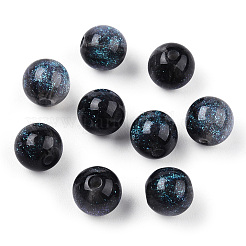 Round Imitation Cat Eye Resin Beads&nbsp;RESI-TAC0017-08E