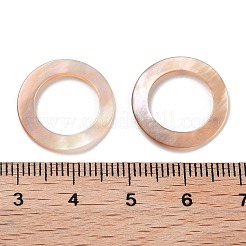 Natural Sea Shell Linking Rings&nbsp;SSHEL-D084-12A