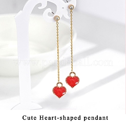 Heart Alloy Enamel Charms&nbsp;ENAM-PH0001-13