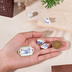 6Pcs 3 Styles Ceramic Kitchenware Display Decorations&nbsp;DJEW-TA0001-31