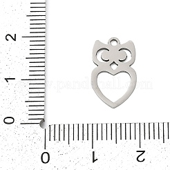 201 Stainless Steel Pendants&nbsp;STAS-F316-06P-04