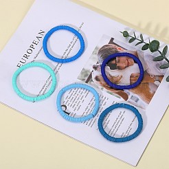 Polymer Clay Heishi Surfer Stretch Bracelets Set&nbsp;BJEW-SW00128