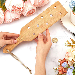 2Pcs Bamboo Paddle&nbsp;AJEW-GF0011-31