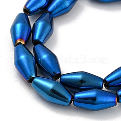 Electroplated Synthetic Non-magnetic Hematite Beads Strands&nbsp;G-Z032-B02-02C