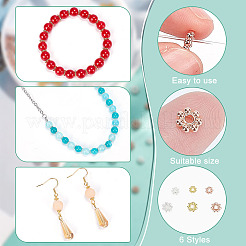 180Pcs 6 Style Zinc Alloy Spacer Beads&nbsp;FIND-PH0007-18