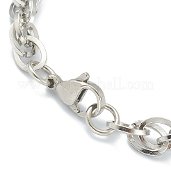 Non-Tarnish 304 Stainless Steel Rope Chain Necklaces&nbsp;NJEW-I245-07E-P