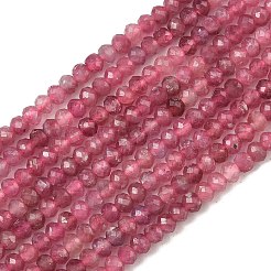 Natural Pink Tourmaline Beads Strands&nbsp;G-RM250101-N16