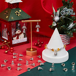 30Pcs Tibetan Style Alloy Bell Pendants&nbsp;FIND-SC0008-14