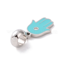 304 Stainless Steel European Dangle Charms&nbsp;STAS-I177-24B-P