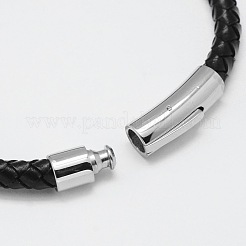 Braided Leather Cord Bracelets&nbsp;BJEW-I200-13