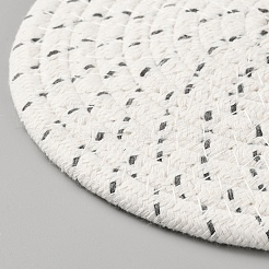 Round Cotton Woven Coasters&nbsp;AJEW-WH20020-321B