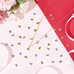 240Pcs 2 Colors Alloy Charms&nbsp;FIND-FG0002-43