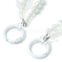 Acrylic & Glass Beaded Mobile Straps&nbsp;HJEW-JM01121