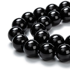 Natural Black Onyx Beads Strands&nbsp;G-Z024-02A
