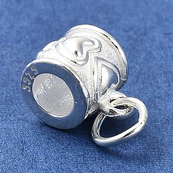925 Sterling Silver Tube Bails&nbsp;STER-E070-02