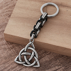 304 Stainless Steel Triqueta Keychains&nbsp;GS1230
