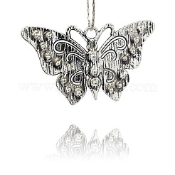 Vintage Butterfly Pendant Necklace Findings&nbsp;TIBE-M001-80F