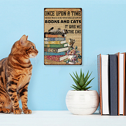Vintage Metal Tin Sign&nbsp;AJEW-WH0189-202