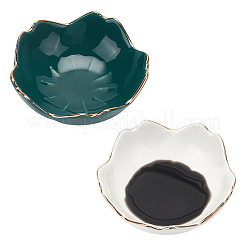 2Pcs 2 Colors Porcelain Brush Holder&nbsp;OFST-PH0001-06A