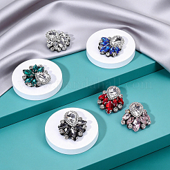 12Pcs 6 Colors Glass Rhinestone Embroidery Sew on Ornament Accessories&nbsp;PATC-PH0001-82