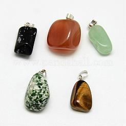 Natural & Synthetic Mixed Stone Pendants&nbsp;G-Q469-05