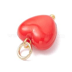 Opaque Acrylic Heart Charms&nbsp;PALLOY-MZ00845