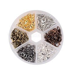 1 Box 120PCS 6 Colors Zinc Alloy Lobster Claw Clasps&nbsp;PALLOY-X0007-NF-B