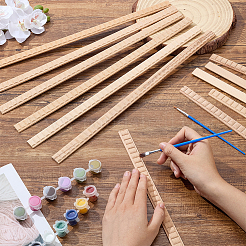 Rectangle Pattern Beech Wood Ceiling Molding&nbsp;AJEW-WH0481-43