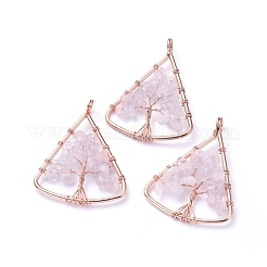 Long-Lasting Plated Brass Pendants&nbsp;KK-D531-02RG