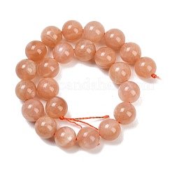 Natural Sunstone Beads Strands&nbsp;G-G342-A03-9mm