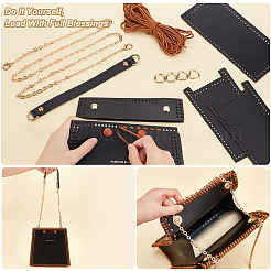 DIY Trapezoid PU Leather Knitting Crochet Bags&nbsp;DIY-WH0325-16
