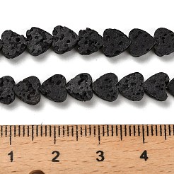 Synthetic Lava Rock Dyed Beads Strands&nbsp;G-R010-01F