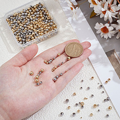 800Pcs 8 Styles 304 Stainless Steel Round Seamed Beads&nbsp;STAS-ME0002-54