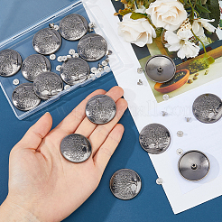 16Pcs Alloy Decorative Rivets&nbsp;BUTT-FH0001-033B